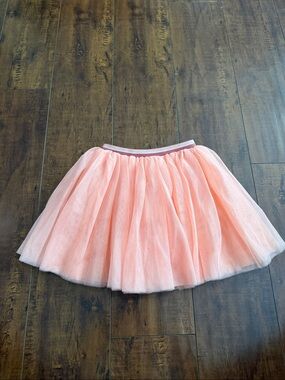 Matilda Jane Peach Tulle Skirt with Elastic Waistband